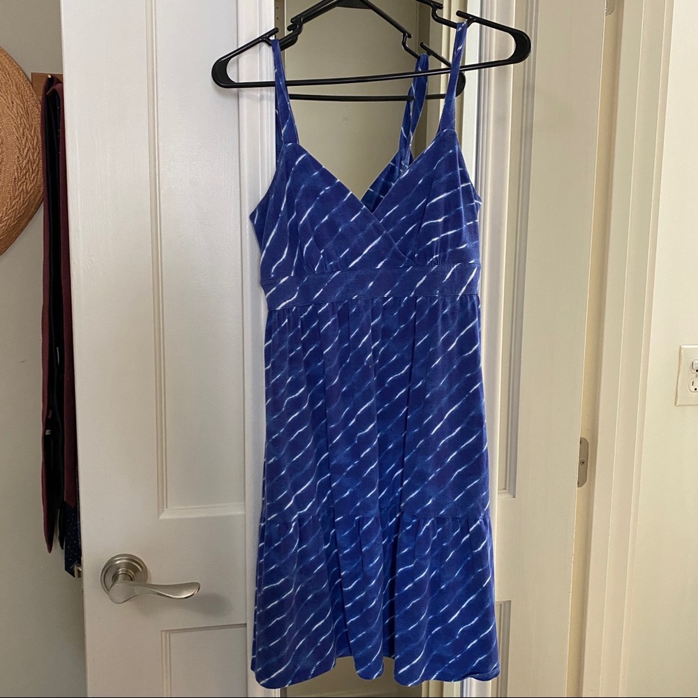 Blue tie dye ann Taylor loft dress